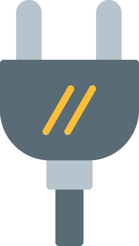 Electric Plug Flat Icon vector