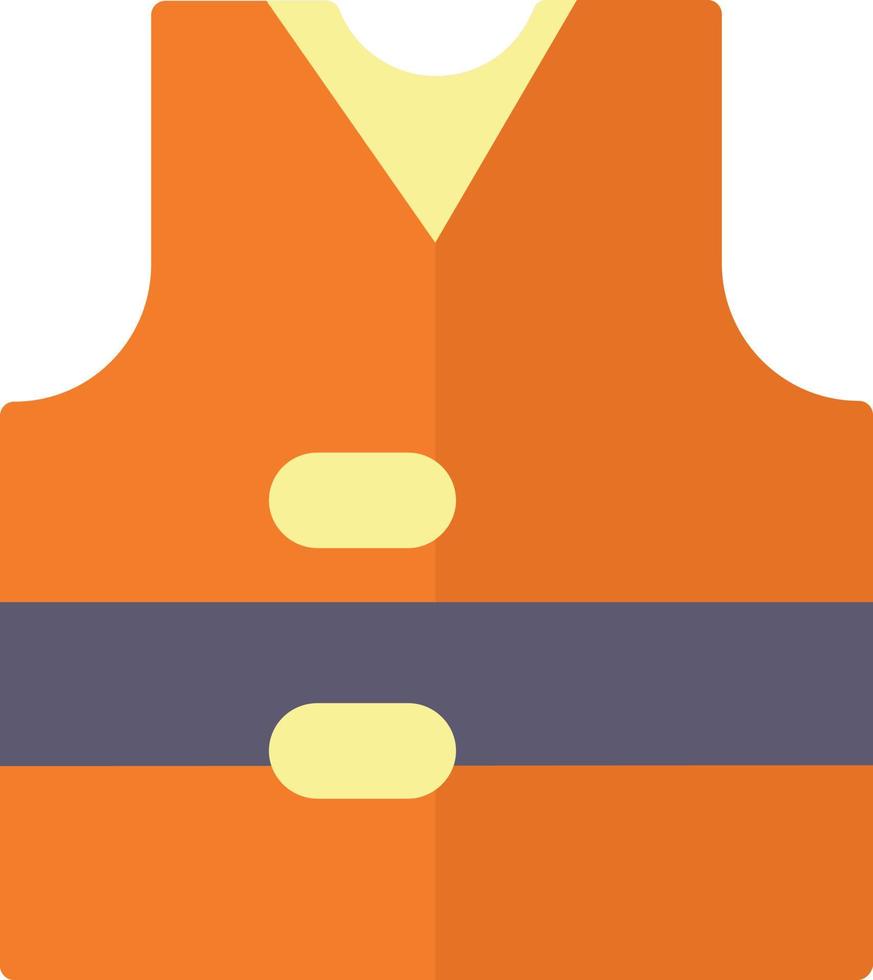 Vest Flat Icon vector