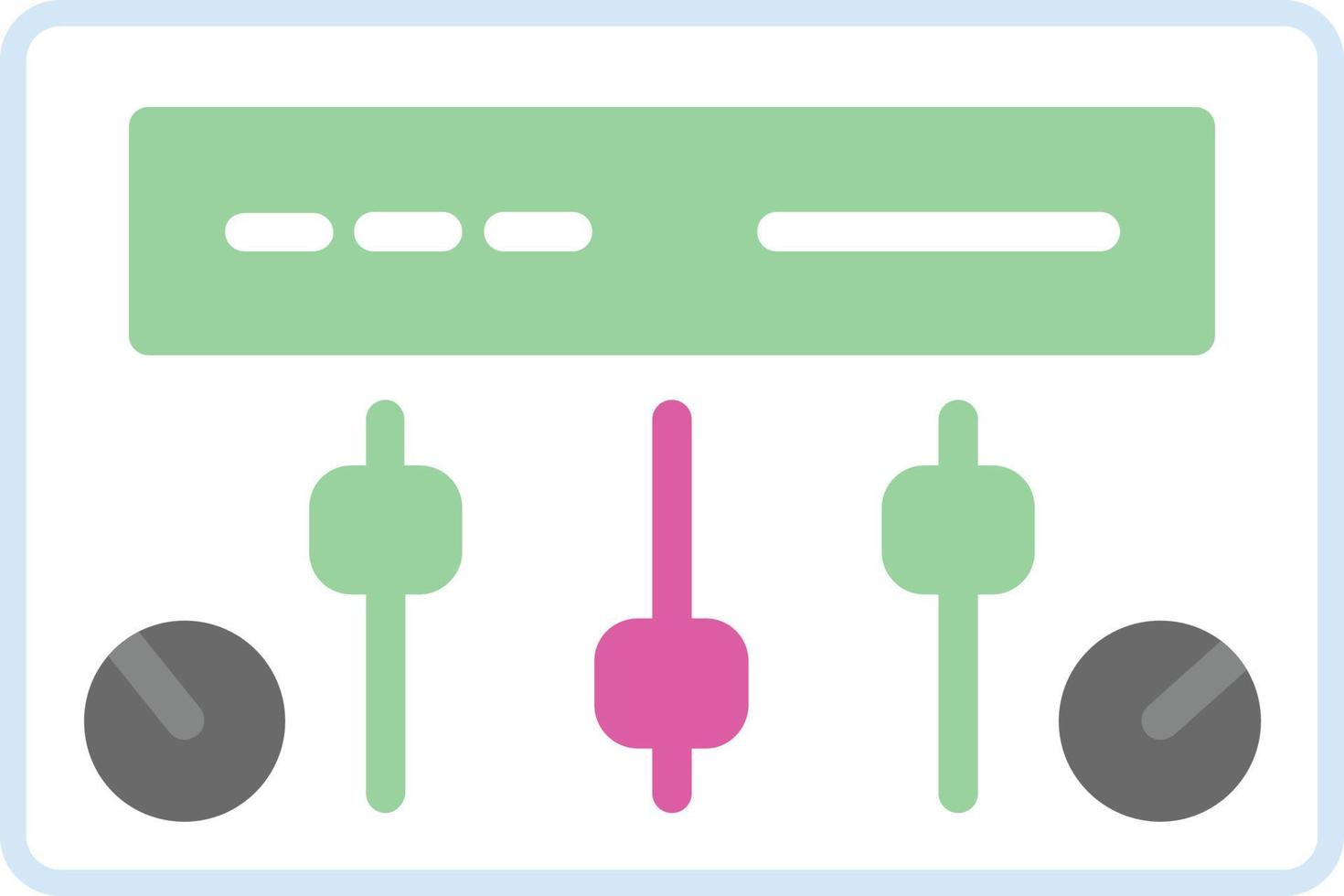 Control Panel Flat Icon vector