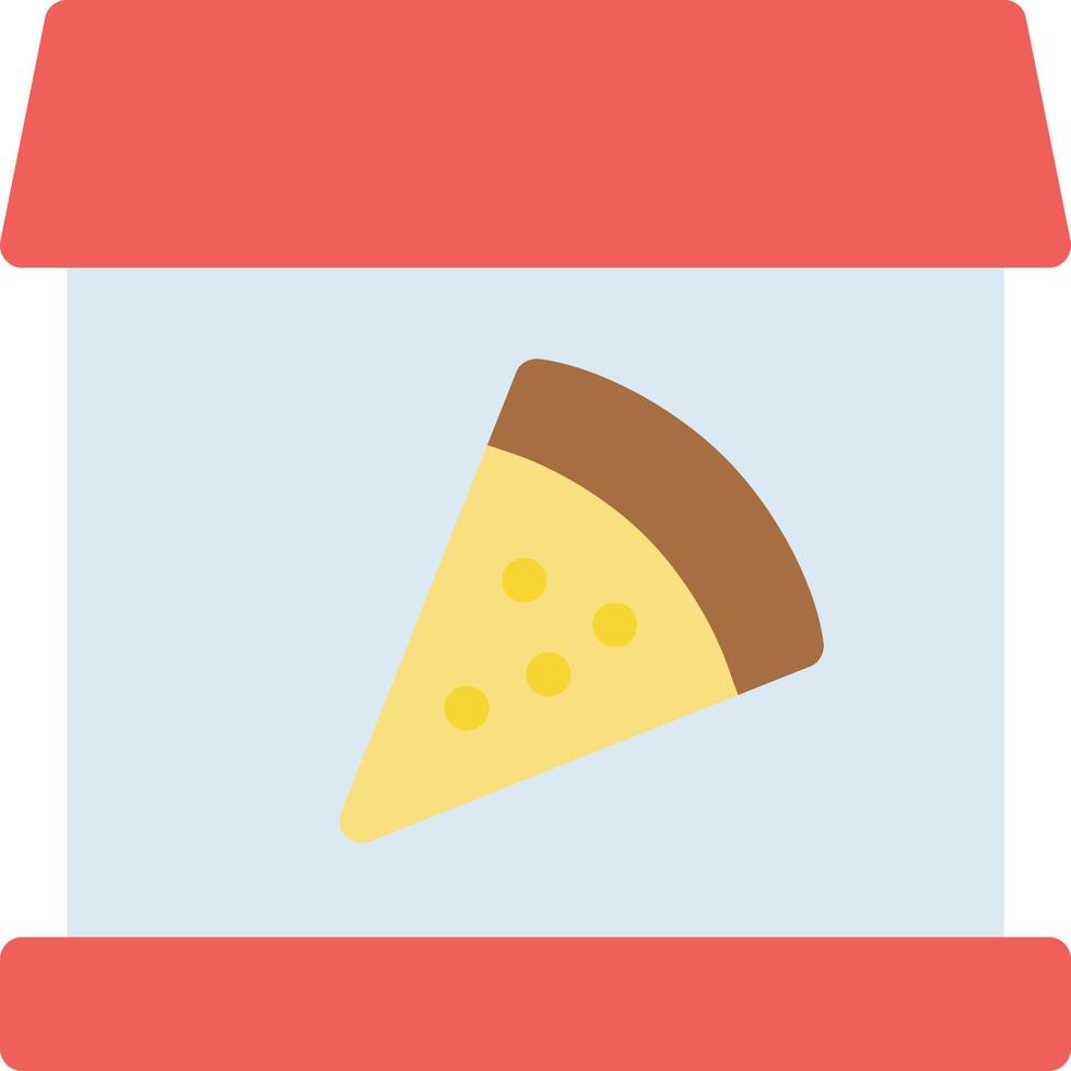 ilustración de vector de pizza en un fondo. símbolos de calidad premium. iconos vectoriales para concepto y diseño gráfico.