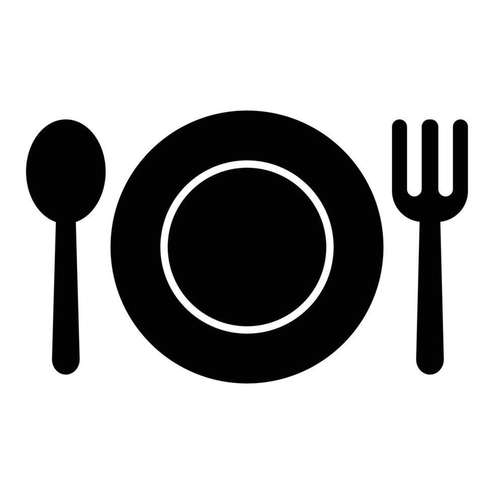 flatware icon vector design template