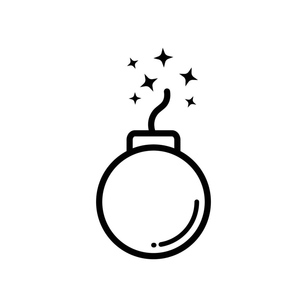 bomb icon vector design template