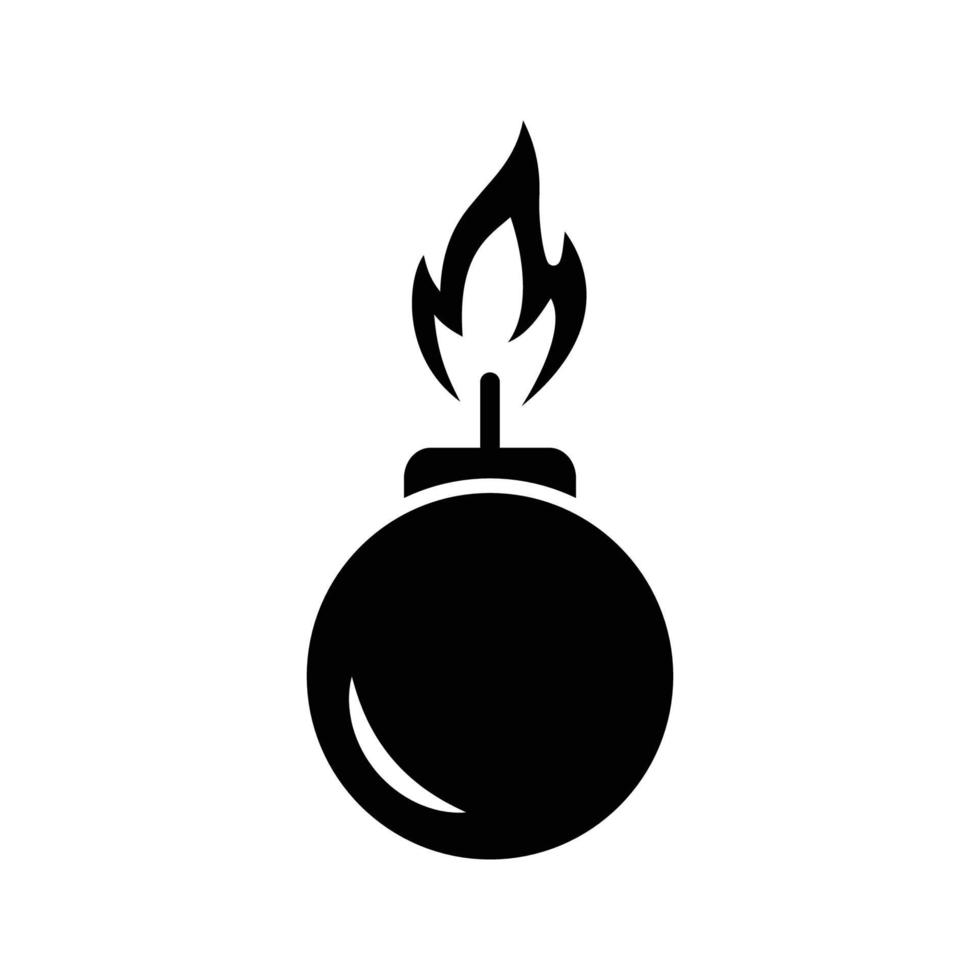 bomb icon vector design template