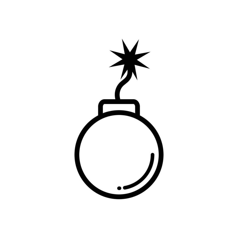 bomb icon vector design template