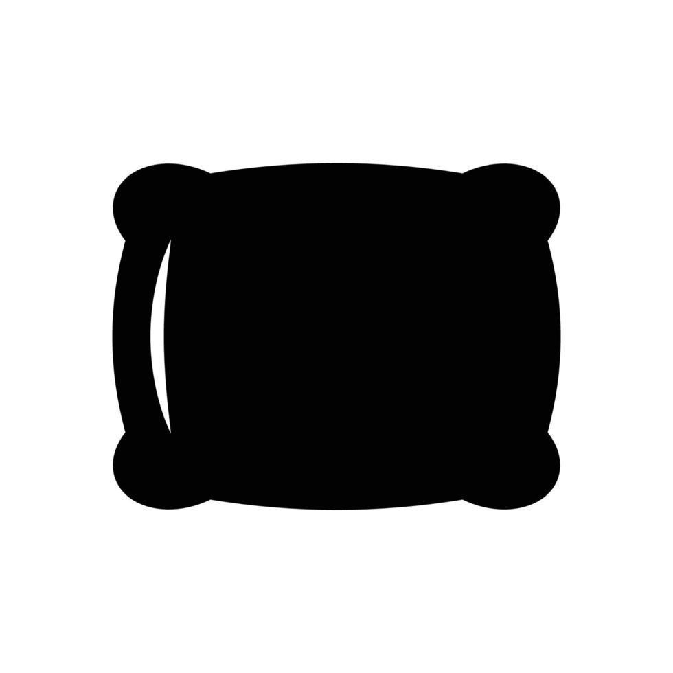 pillow icon vector design template