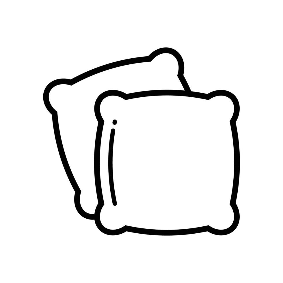 pillow icon vector design template