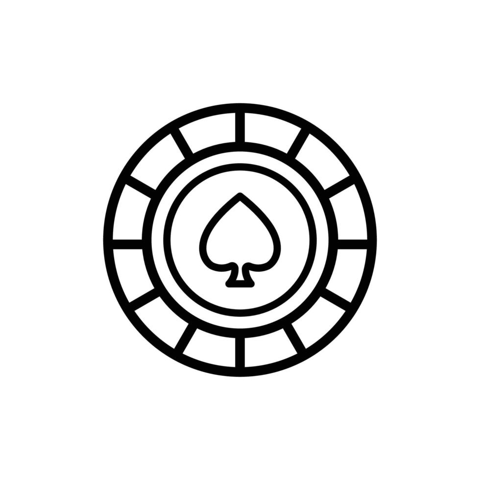 poker chip icon vector desgin template 11598700 Vector Art at Vecteezy