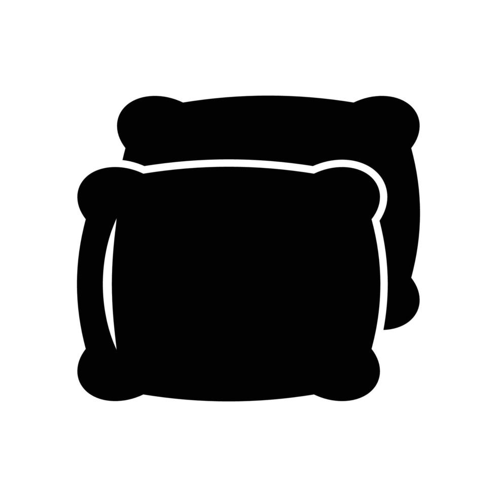 pillow icon vector design template