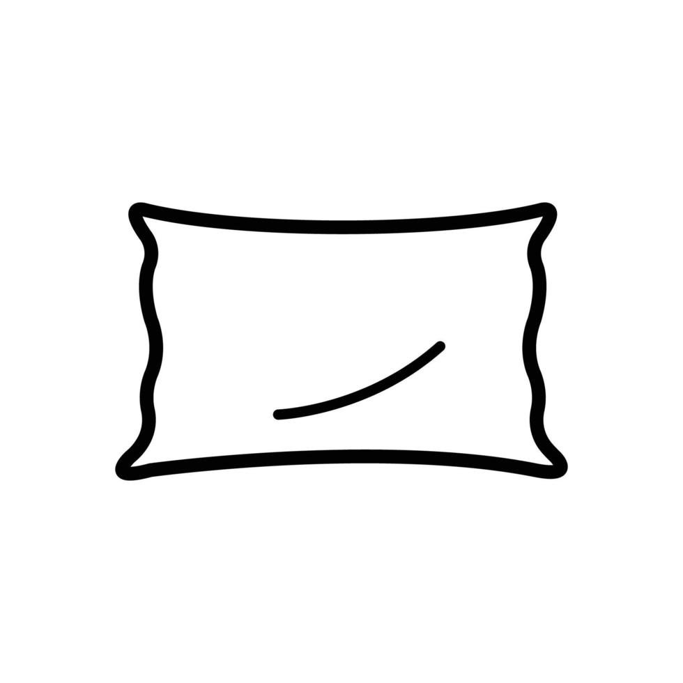 pillow icon vector design template