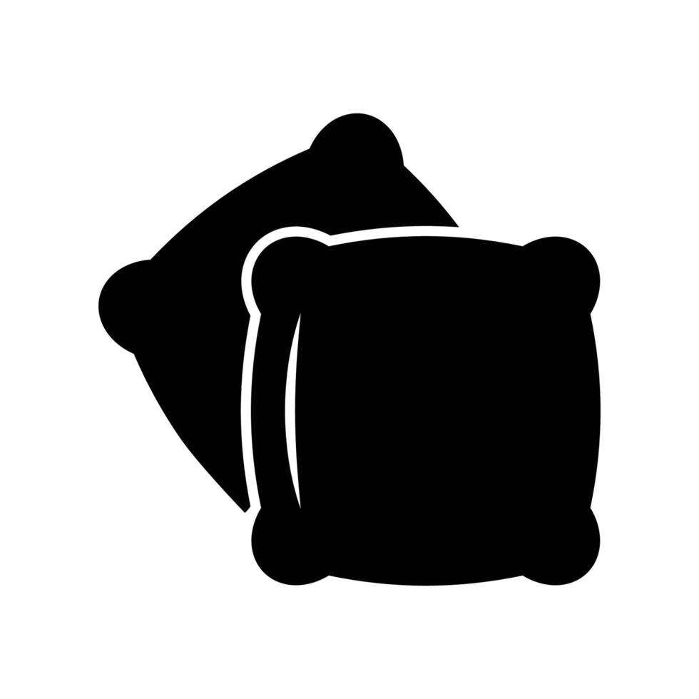 pillow icon vector design template