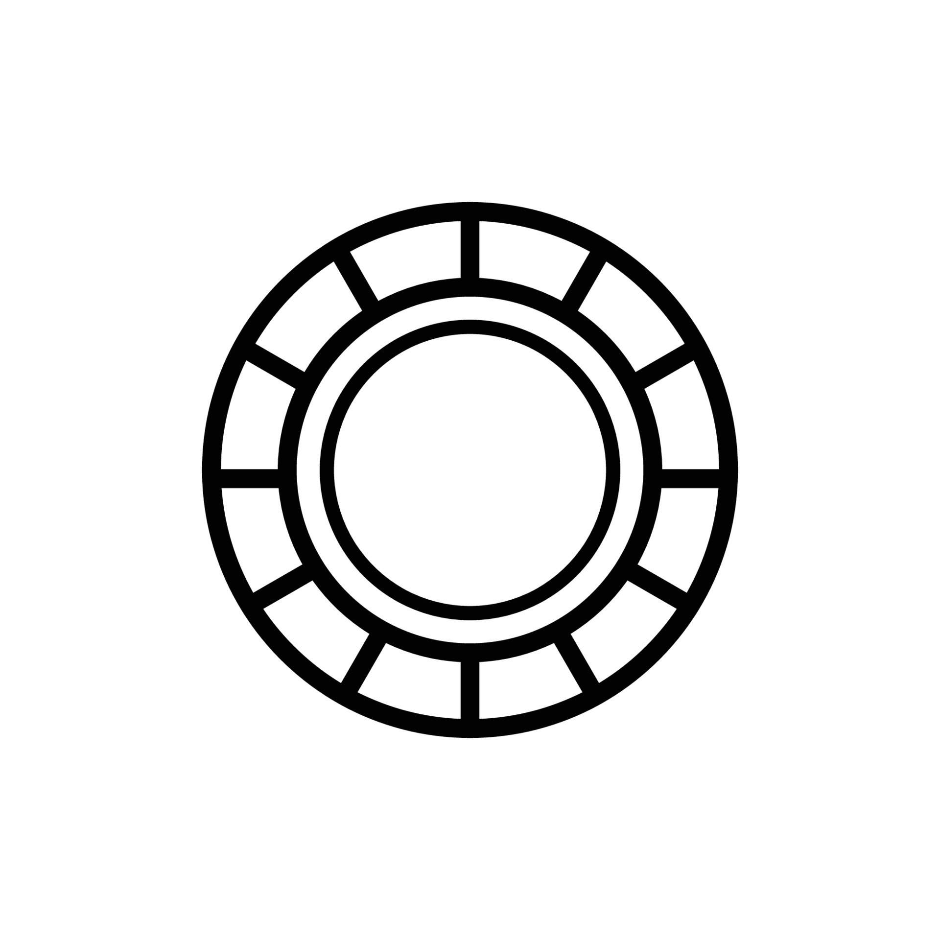 poker chip icon vector desgin template 11598738 Vector Art at Vecteezy