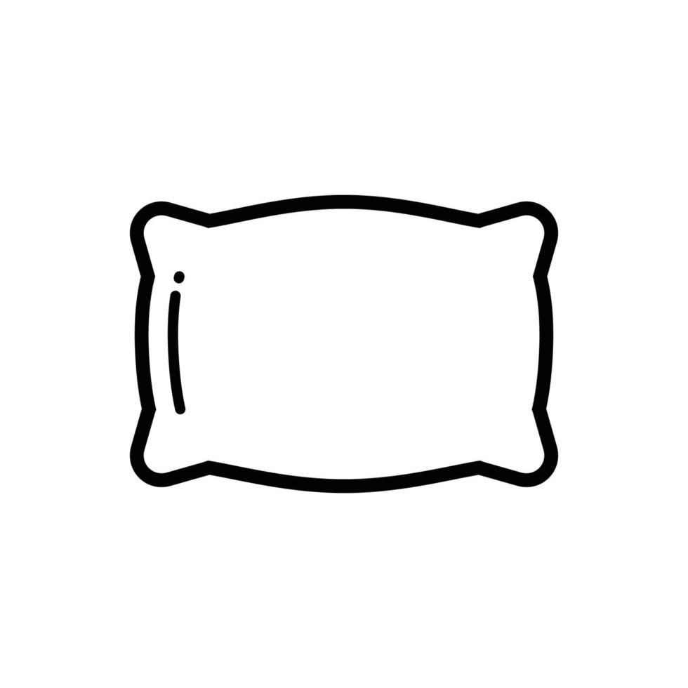 pillow icon vector design template