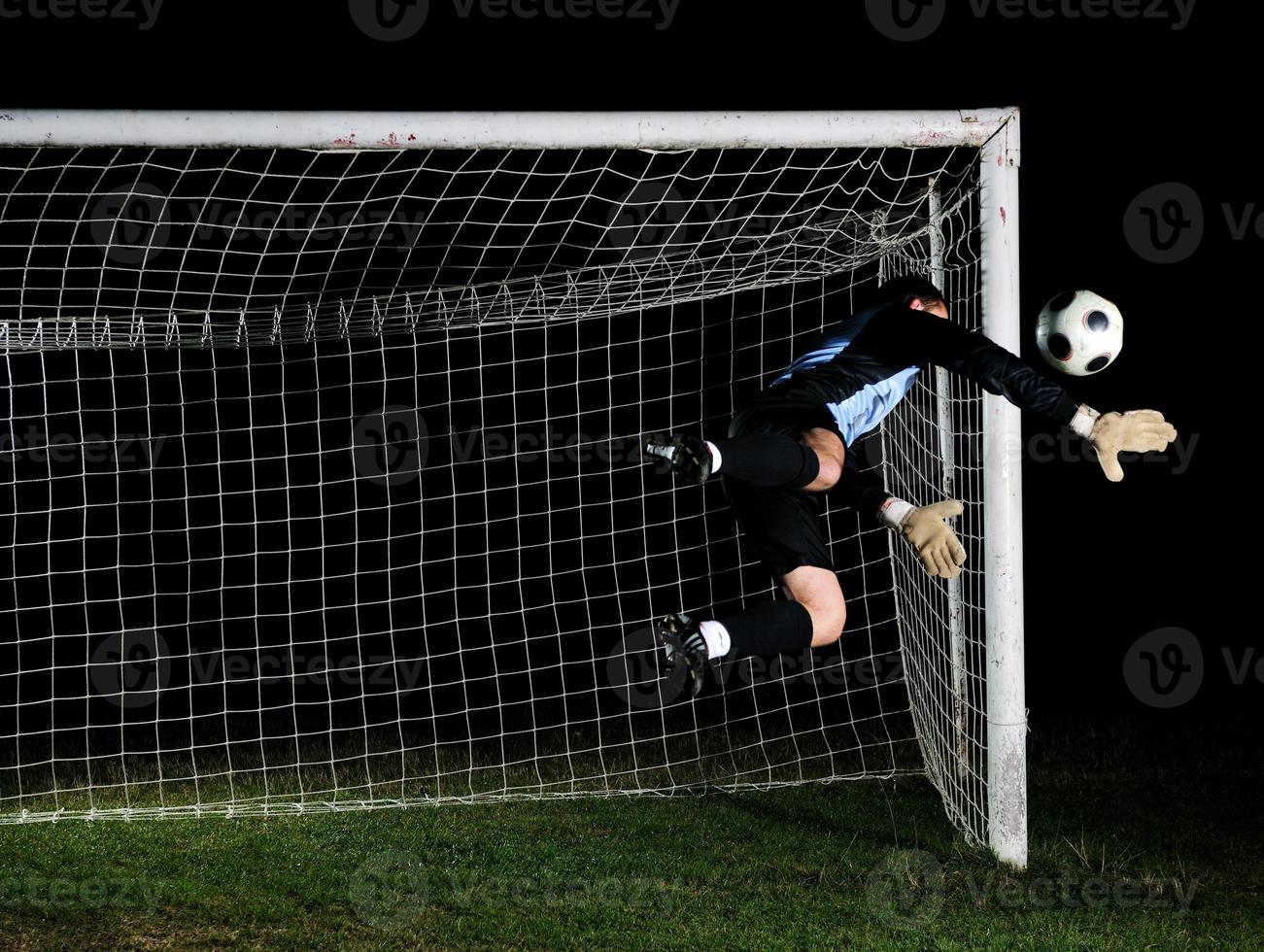 Soccer player view photo