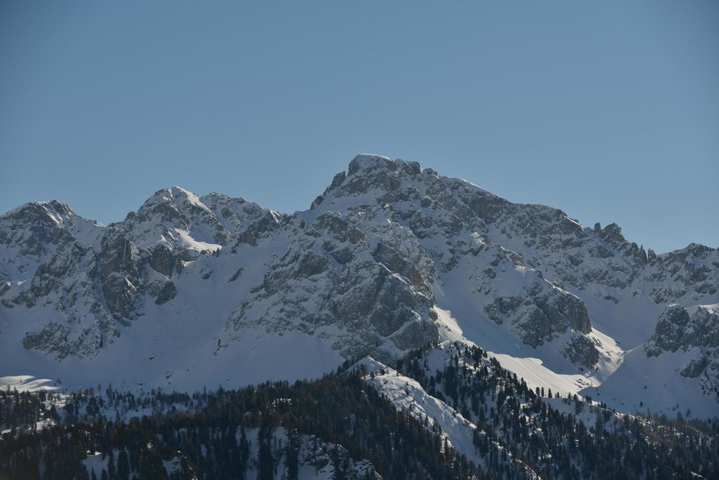 mountain winter nature photo