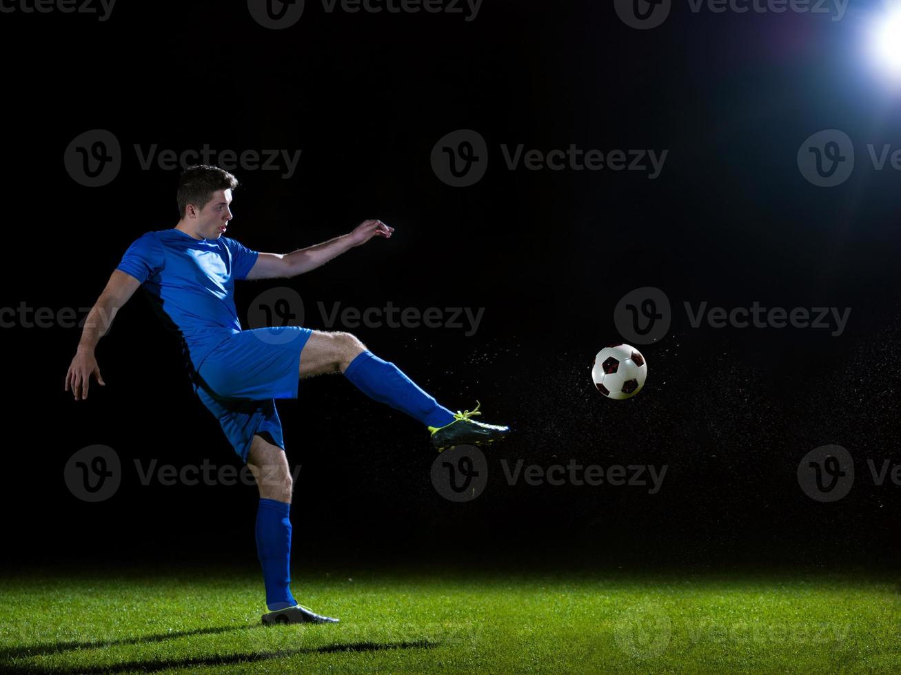 Soccer player view photo