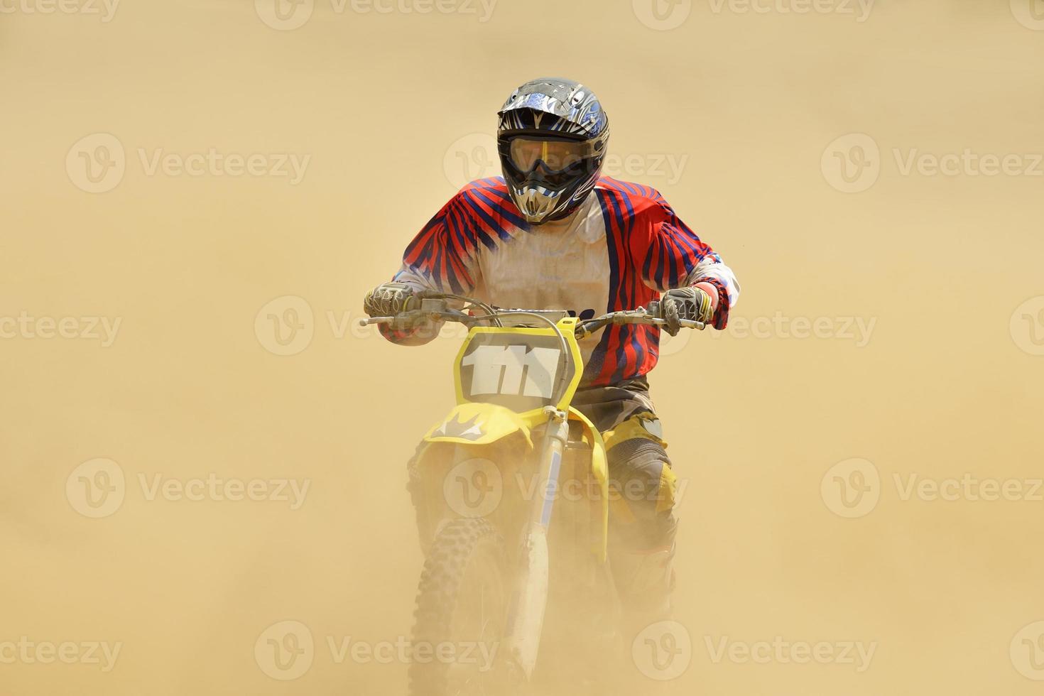 Motocross bike race photo