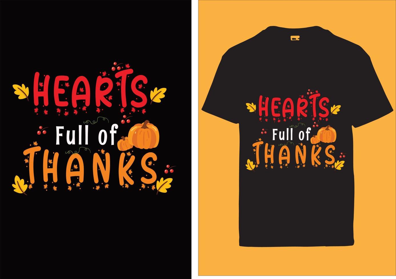 Thanks giving day t shirt design vector