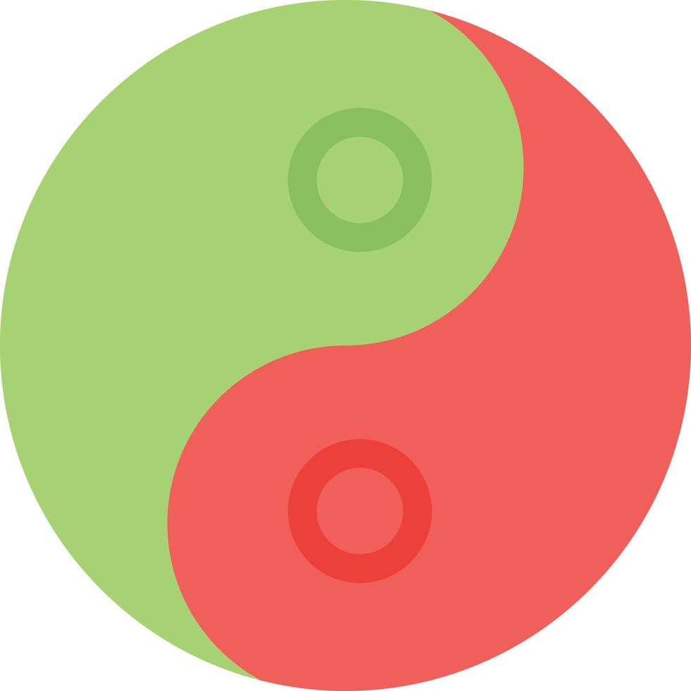 yin yang vector illustration on a background.Premium quality symbols.vector icons for concept and graphic design.