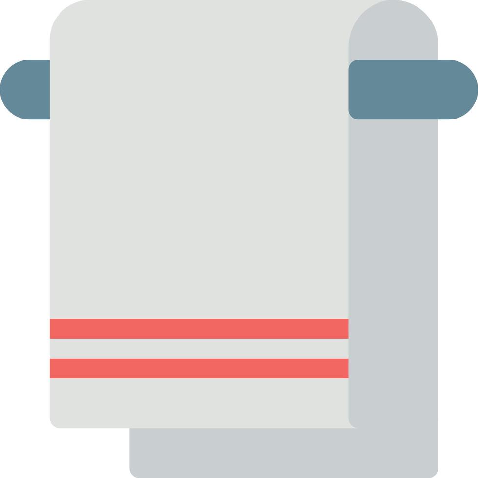 ilustración de vector de toalla en un fondo. símbolos de calidad premium. iconos vectoriales para concepto y diseño gráfico.