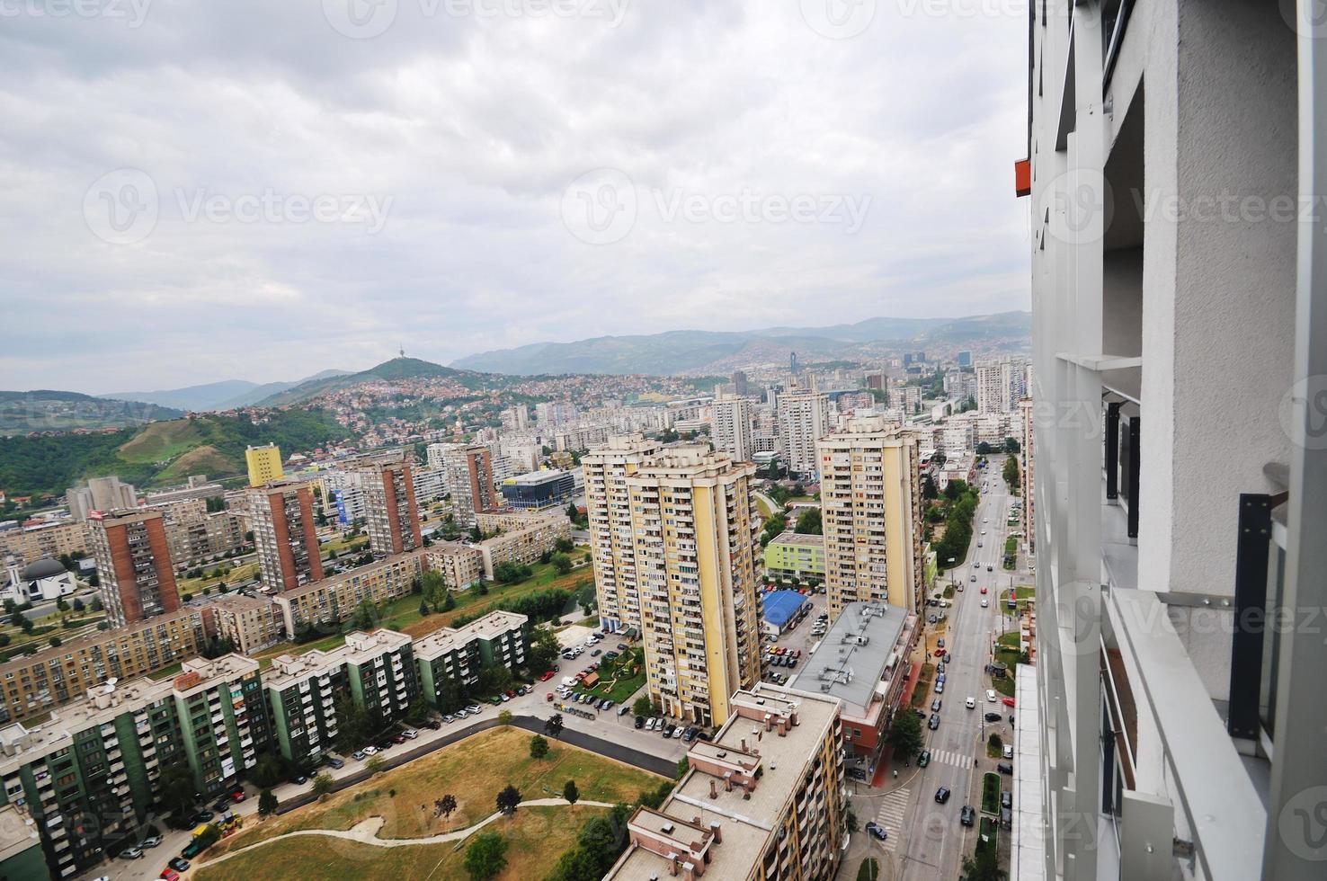 Sarajevo cityscape view photo