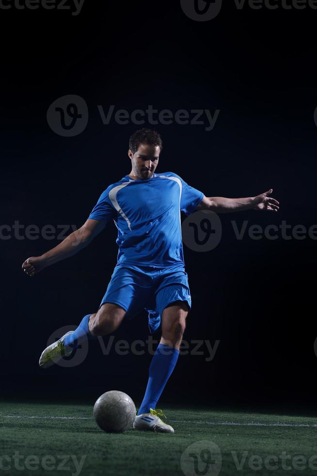 Soccer player view photo