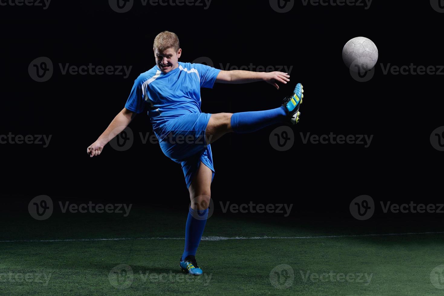 Soccer player view photo