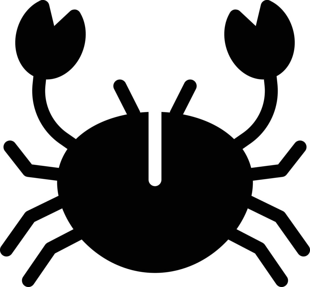 crab vector illustration on a background.Premium quality symbols.vector icons for concept and graphic design.