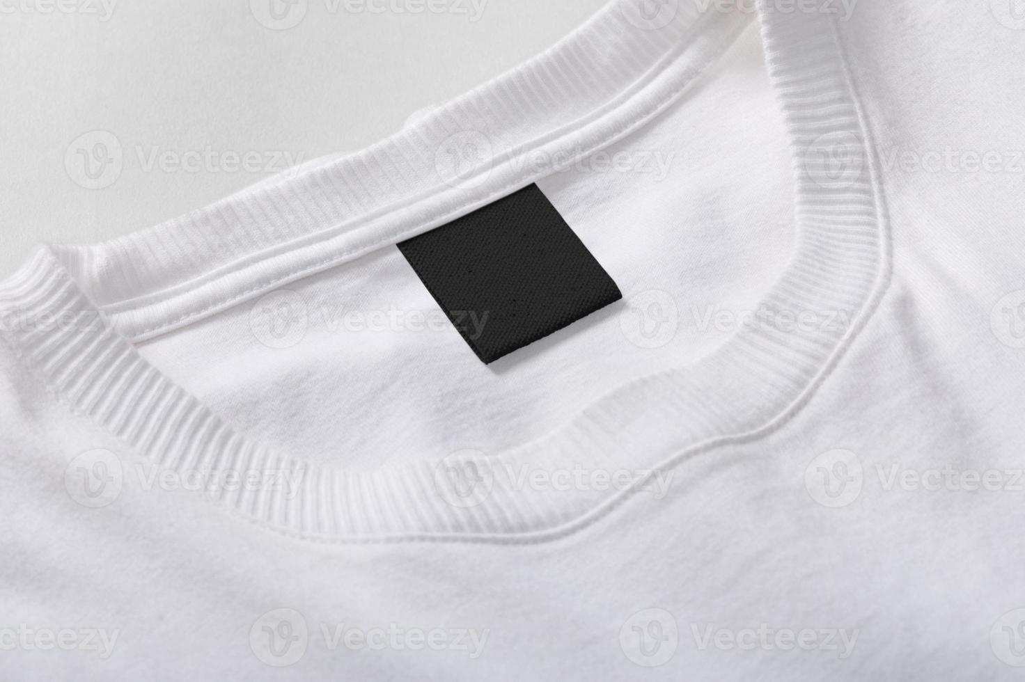 Logo mockup T-Shirt neck label photo