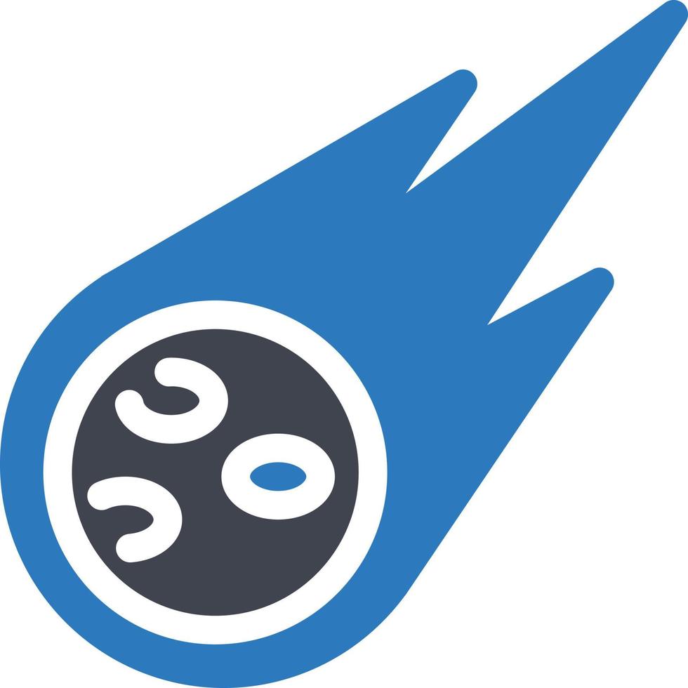 comet vector illustration on a background.Premium quality symbols.vector icons for concept and graphic design.