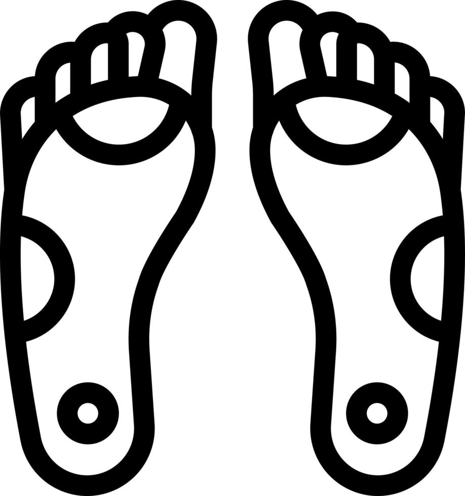 foot vector illustration on a background.Premium quality symbols.vector icons for concept and graphic design.