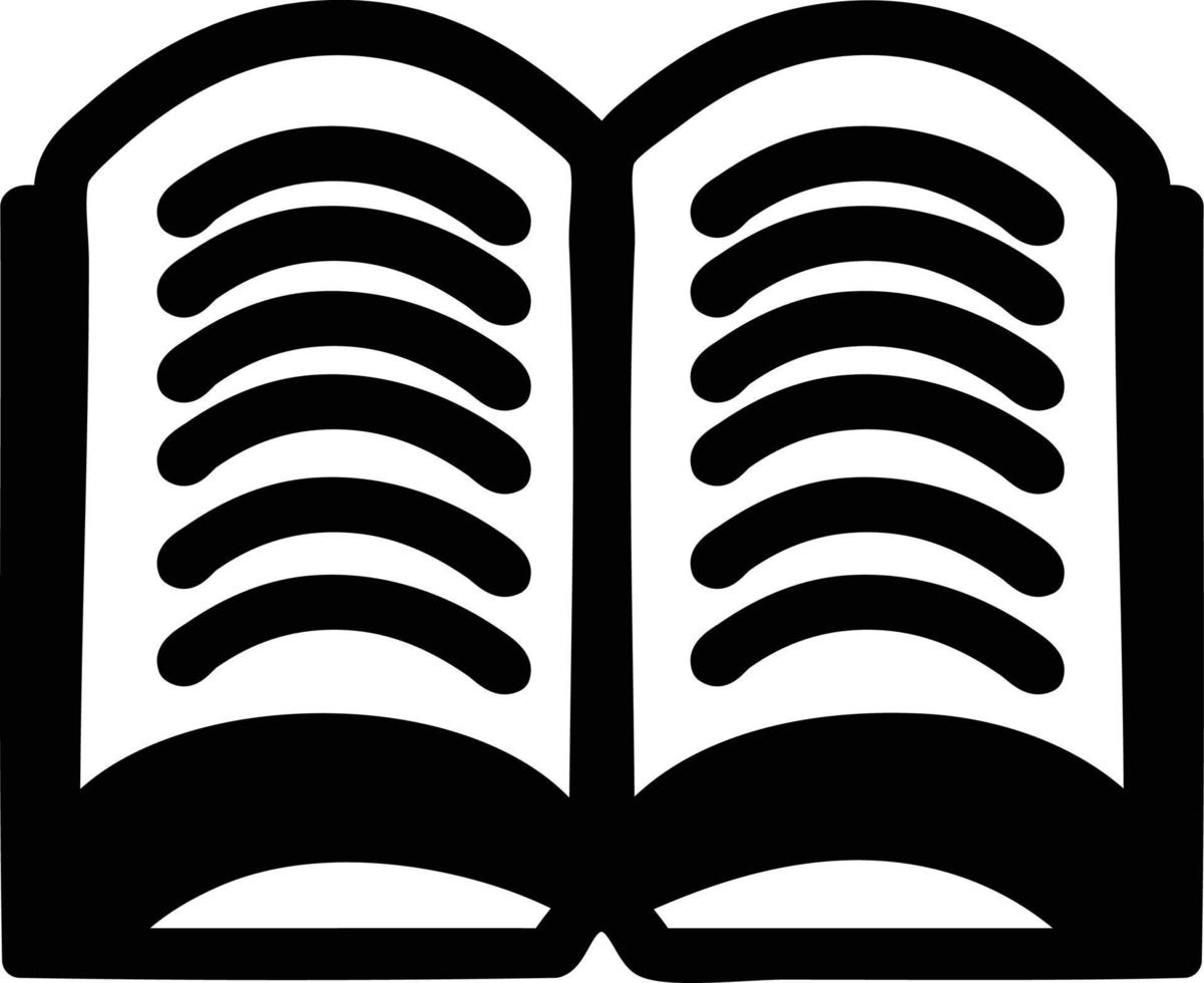 open book icon vector