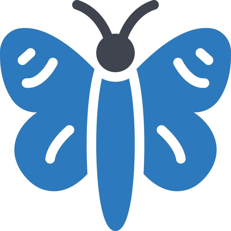 Ilustración de vector de mariposa en un fondo. Símbolos de calidad premium. Iconos vectoriales para concepto y diseño gráfico.