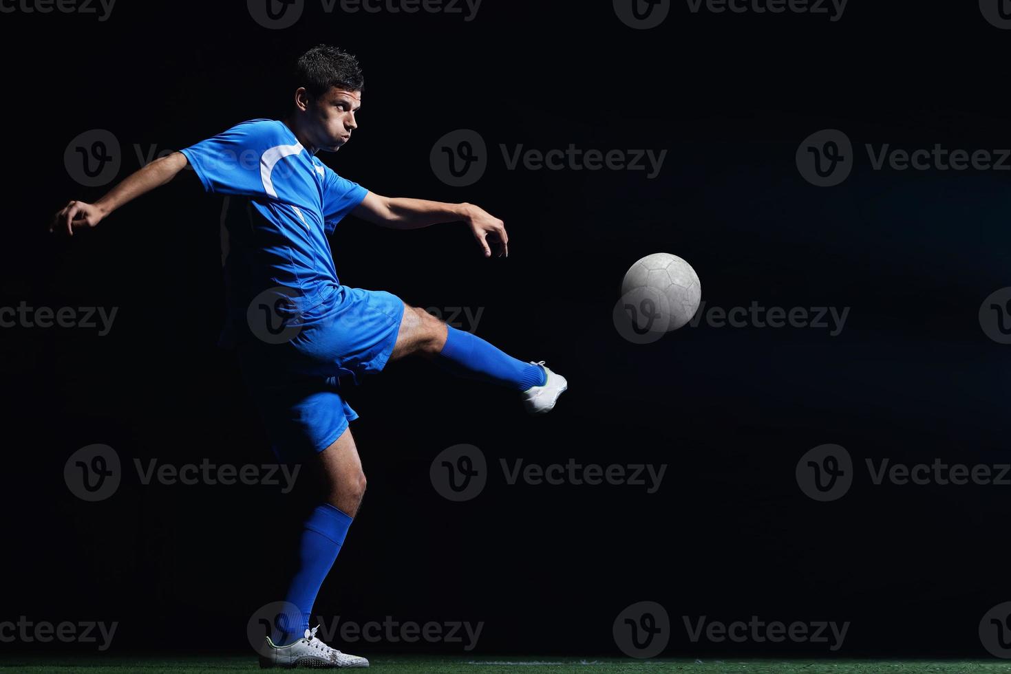 Soccer player view photo