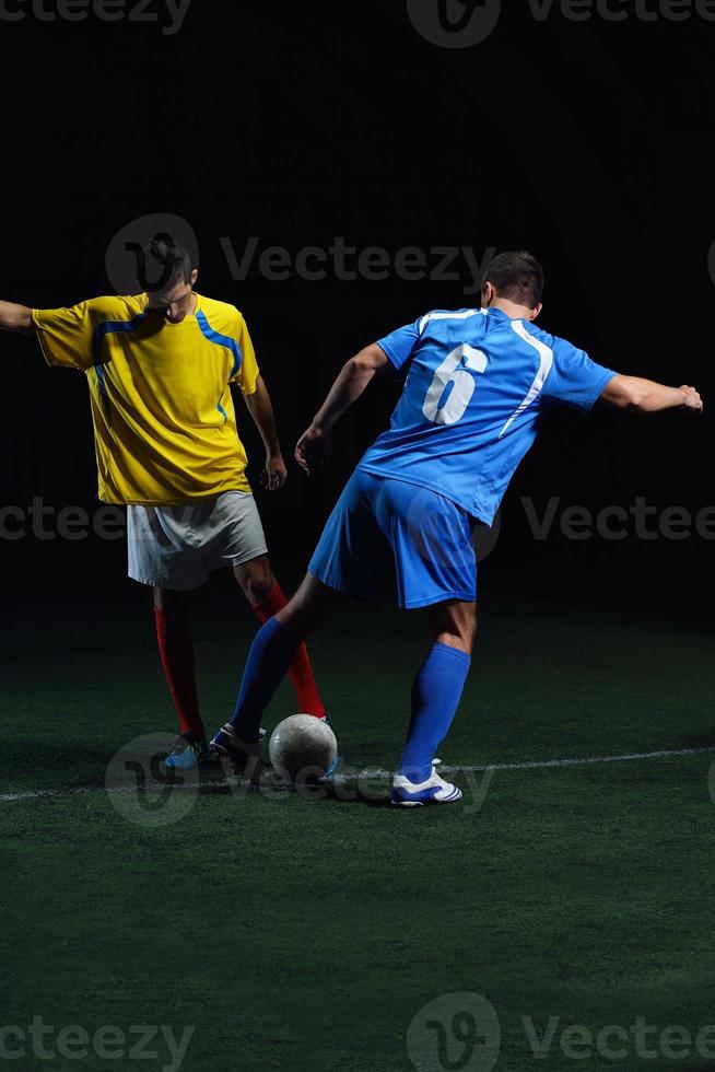 Soccer player view photo