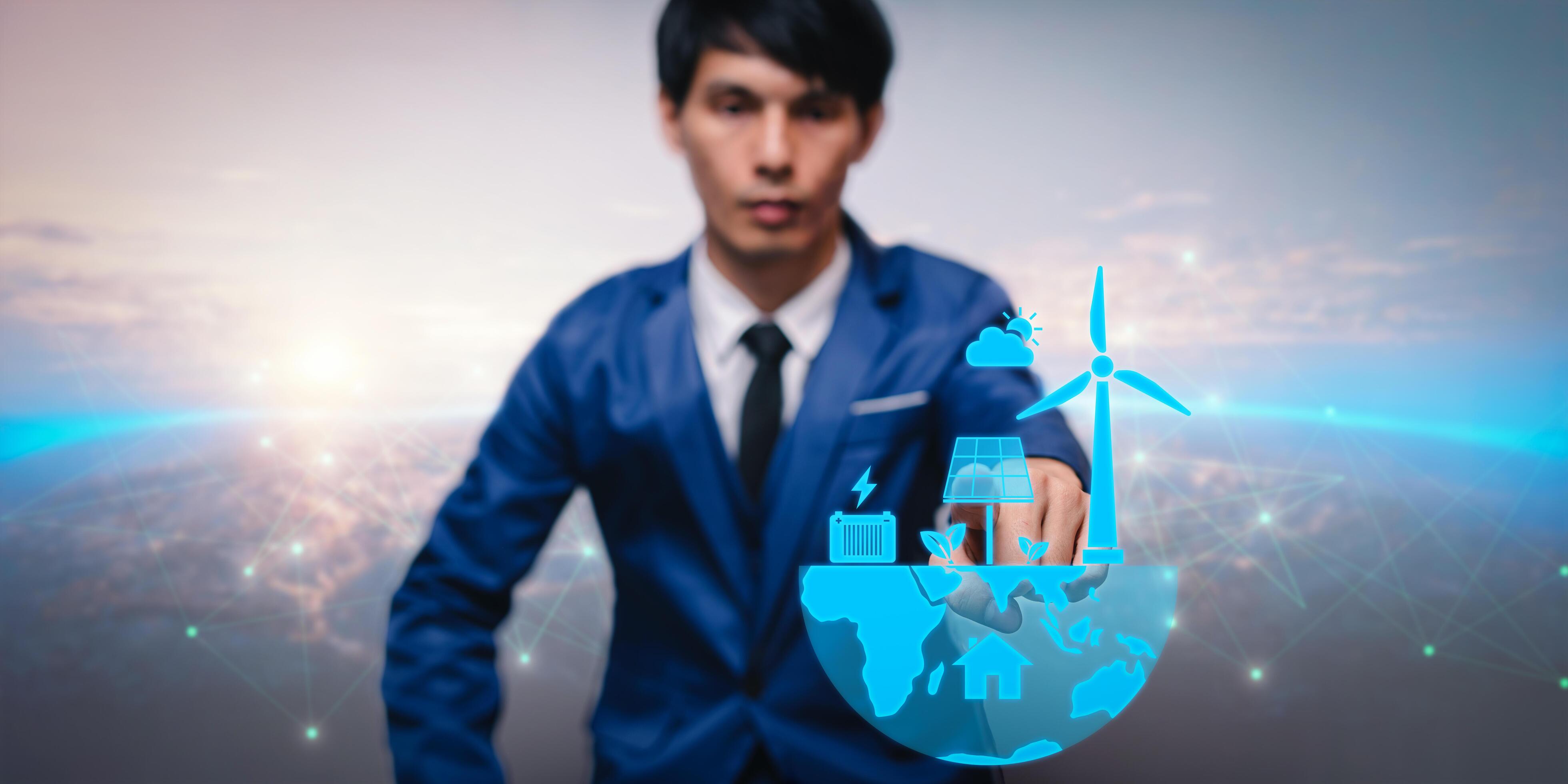 Generation and use of electricity from natural energy Solar power, wind