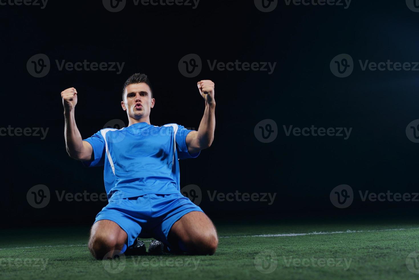 Soccer player view photo