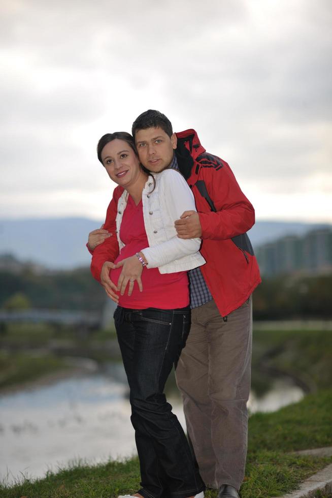 happy couple outdoor photo