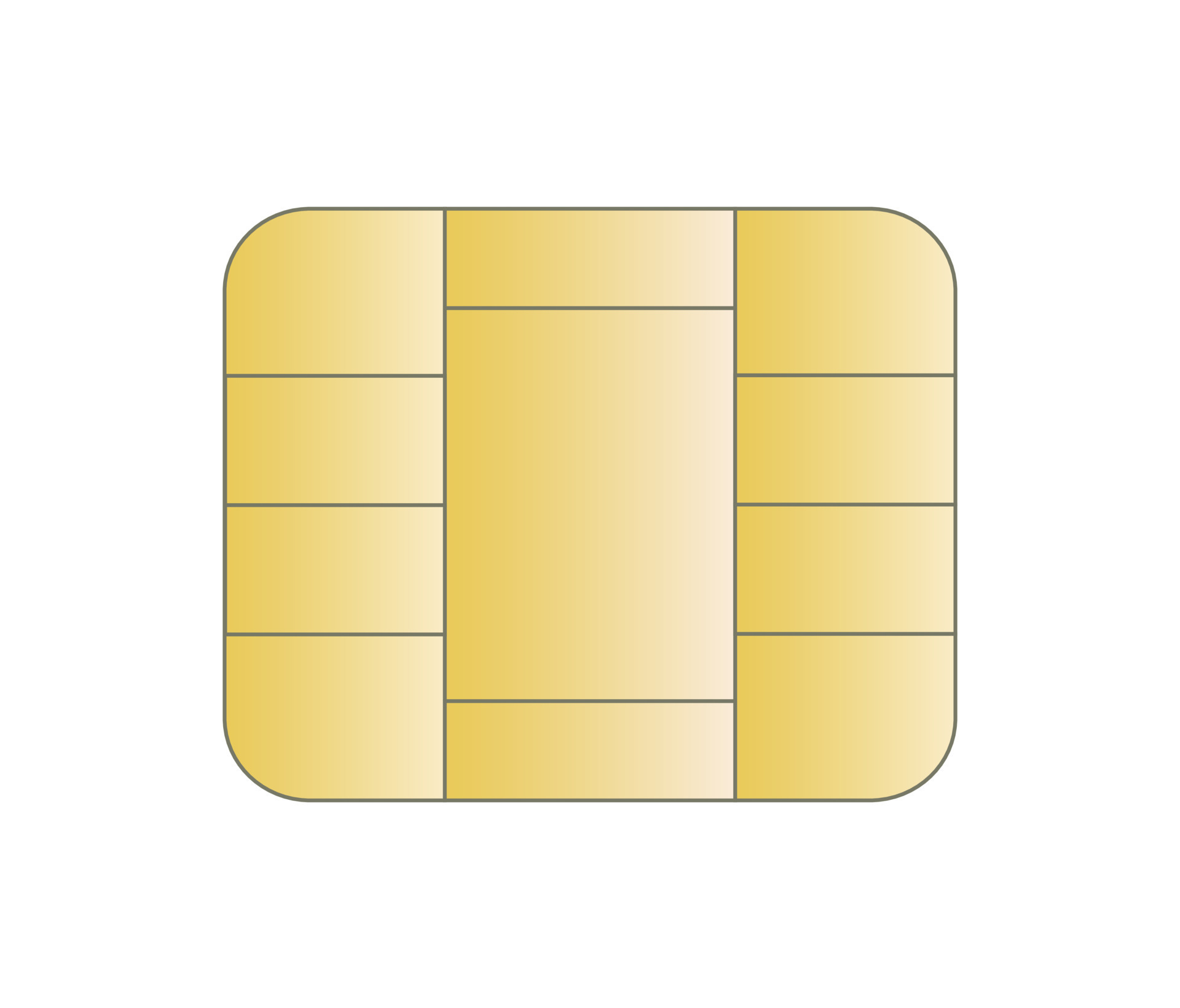 Golden Chip Sim Credit Debit Card Element Electronic Icon Illustration golden-chip-sim-credit-debit-card-element-electronic-icon-illustration