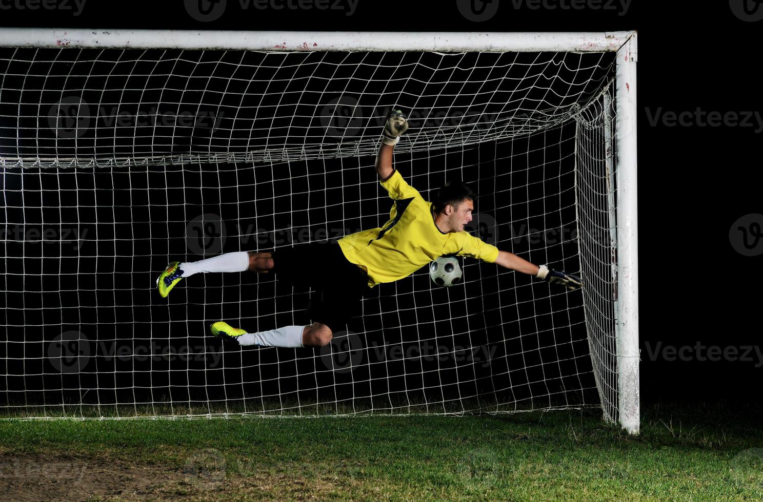 Soccer player view photo