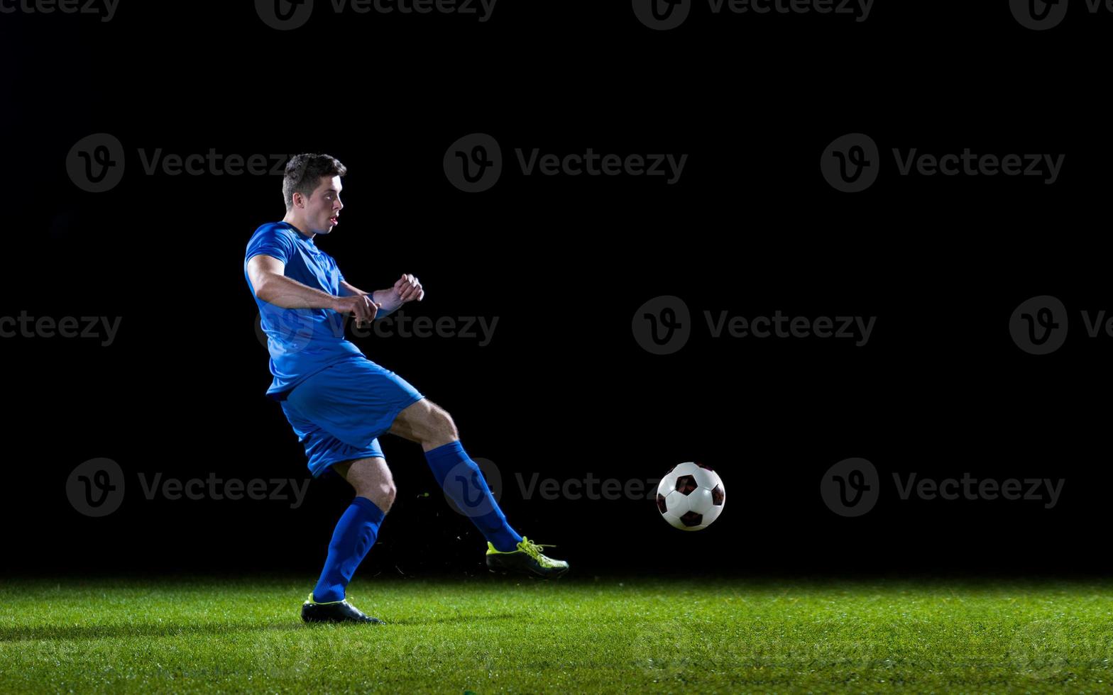 Soccer player view photo