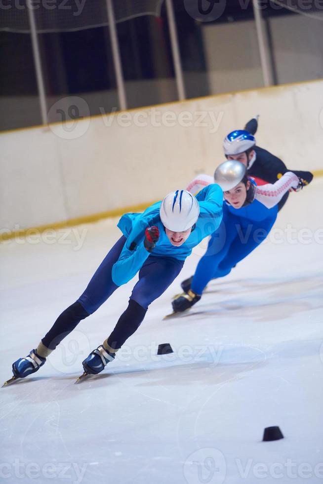 Speed skating view photo