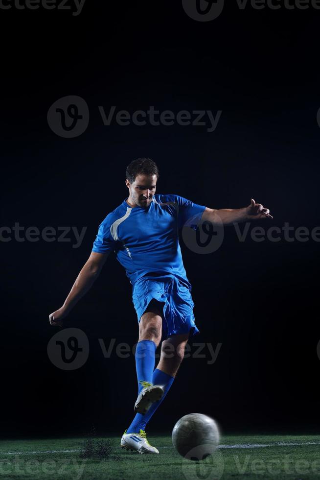 Soccer player view photo