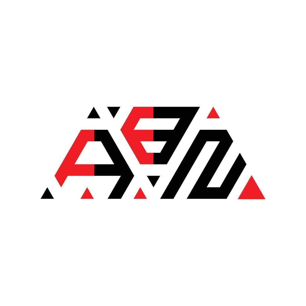 diseño de logotipo de letra de triángulo creativo para su negocio vector