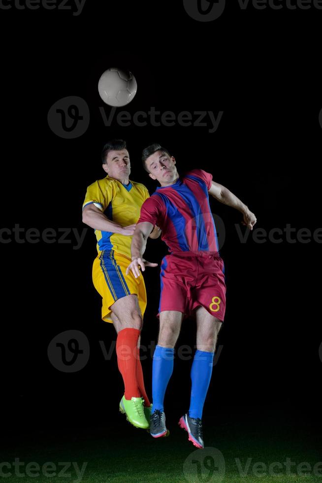 Soccer player view photo