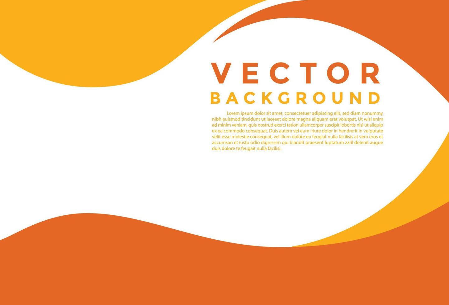 Orange background vector illustration lighting effect graphic for text and message board design infographic.