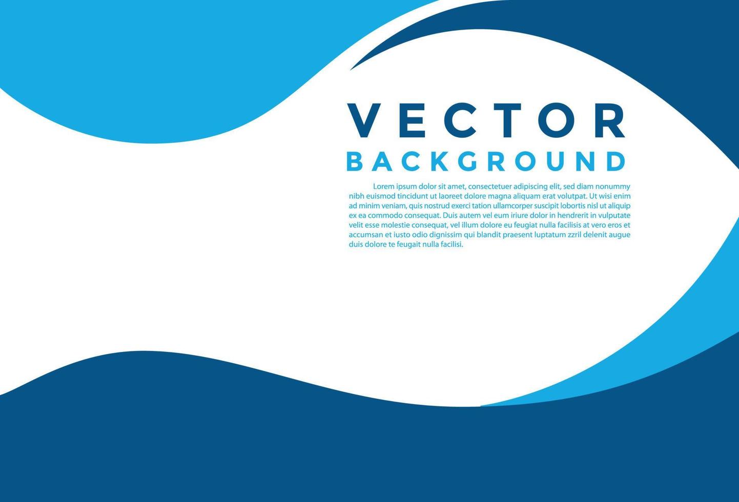 Blue background vector illustration lighting effect graphic for text and message board design infographic.