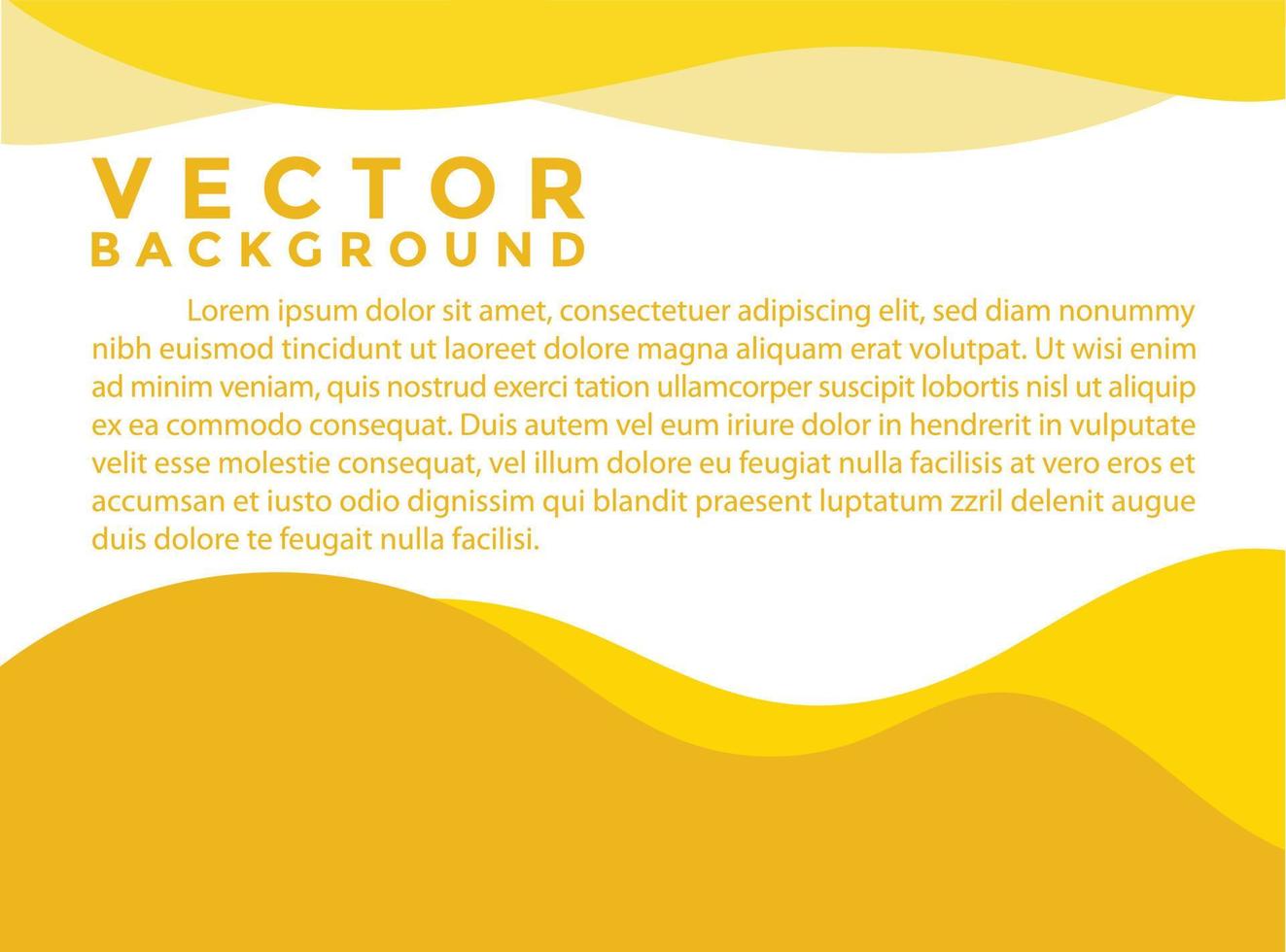 gráfico de efecto de iluminación de ilustración de vector de fondo amarillo para infografía de diseño de tablero de mensajes y texto.