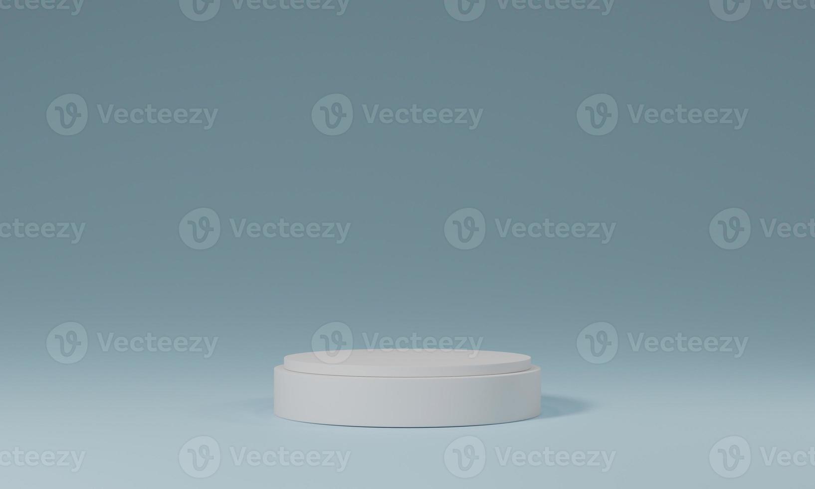 Abstract white round corner pedestal podium, Product display podium in room, 3d rendering studio with geometric shapes, Cosmetic product minimal scene with platform, Stand to show products background photo