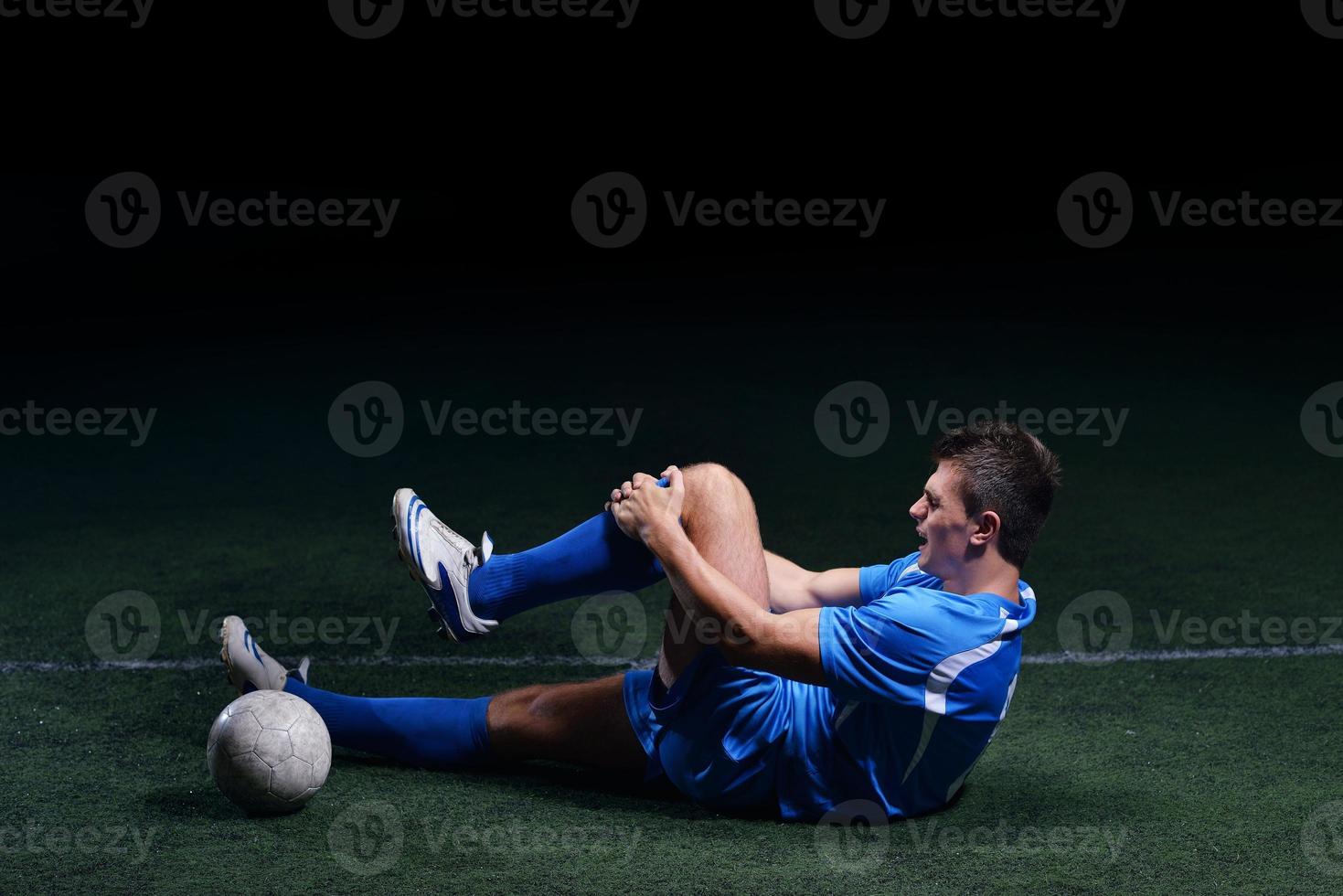 Soccer player view photo