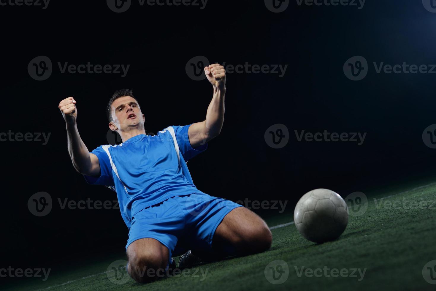 Soccer player view photo